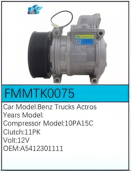 PartzBiz CE: -Compressor for Mercedes-Benz - FMMTK0075 PartzBiz CE: -Compressor for Mercedes-Benz - FMMTK0075