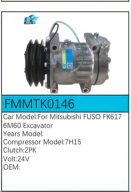 PartzBiz CE: -Compressor for Mitsubishi - FMMTK0146 PartzBiz CE: -Compressor for Mitsubishi - FMMTK0146