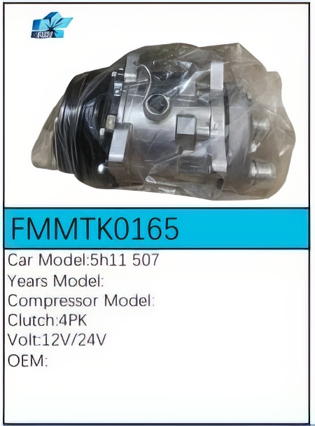 PartzBiz CE: -Compressor FMMTK0165 PartzBiz CE: -Compressor FMMTK0165