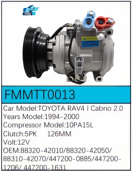 PartzBiz CE: -สำหรับคอมเพรสเซอร์ Toyota - FMMTT0013 PartzBiz CE: -สำหรับคอมเพรสเซอร์ Toyota - FMMTT0013