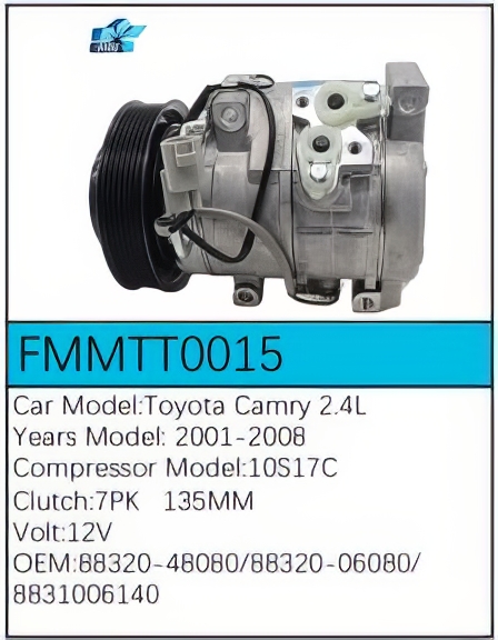 PartzBiz CE: -สำหรับคอมเพรสเซอร์ Toyota - FMMTT0015 PartzBiz CE: -สำหรับคอมเพรสเซอร์ Toyota - FMMTT0015
