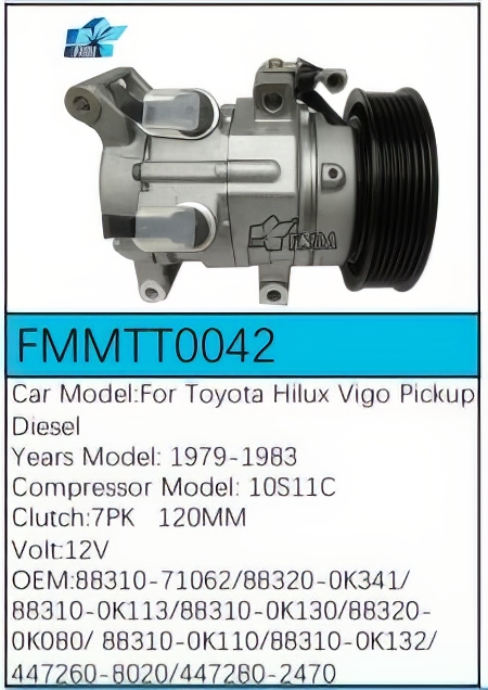 PartzBiz CE: -สำหรับคอมเพรสเซอร์ Toyota - FMMTT0042 PartzBiz CE: -สำหรับคอมเพรสเซอร์ Toyota - FMMTT0042