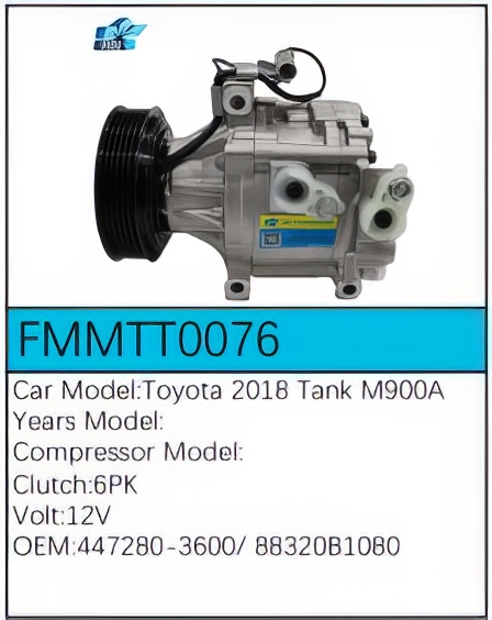PartzBiz CE: -Compressor for Toyota - FMMTT0076 PartzBiz CE: -Compressor for Toyota - FMMTT0076