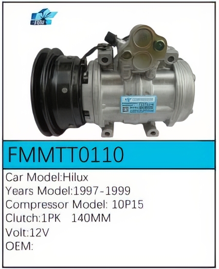 PartzBiz CE: -Compressor for Toyota - FMMTT0110 PartzBiz CE: -Compressor for Toyota - FMMTT0110