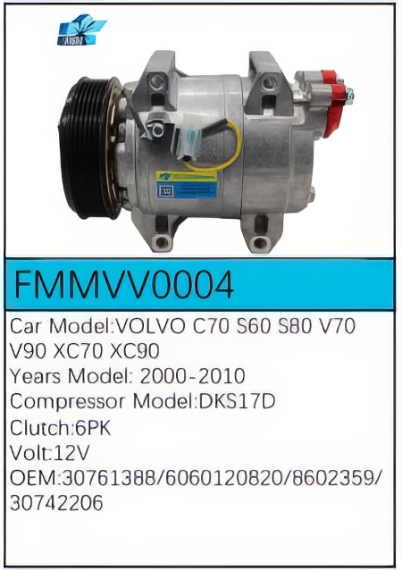 PartzBiz CE: -สำหรับคอมเพรสเซอร์ Volvo - FMMVV0004 PartzBiz CE: -สำหรับคอมเพรสเซอร์ Volvo - FMMVV0004