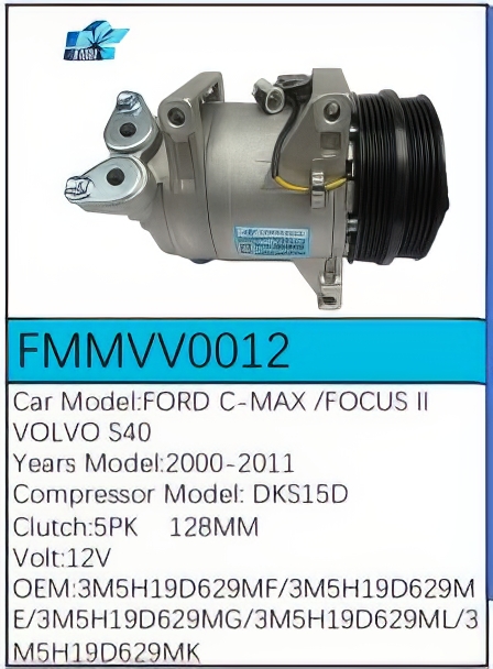 PartzBiz CE: -Compressor for Volvo - FMMVV0012 PartzBiz CE: -Compressor for Volvo - FMMVV0012