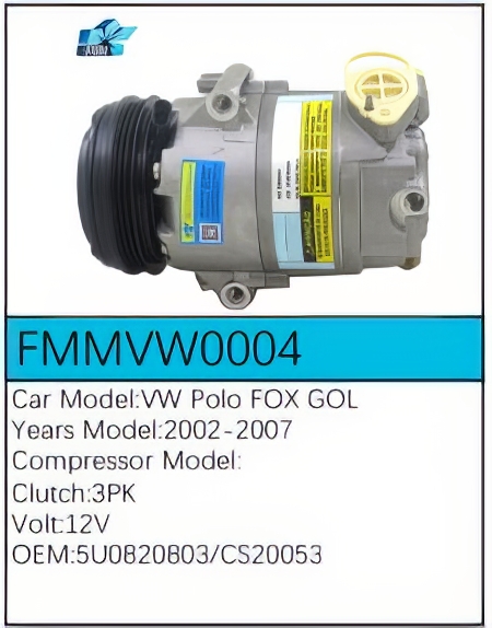 PartzBiz CE: -สำหรับคอมเพรสเซอร์ Volkswagen - FMMVW0004 PartzBiz CE: -สำหรับคอมเพรสเซอร์ Volkswagen - FMMVW0004