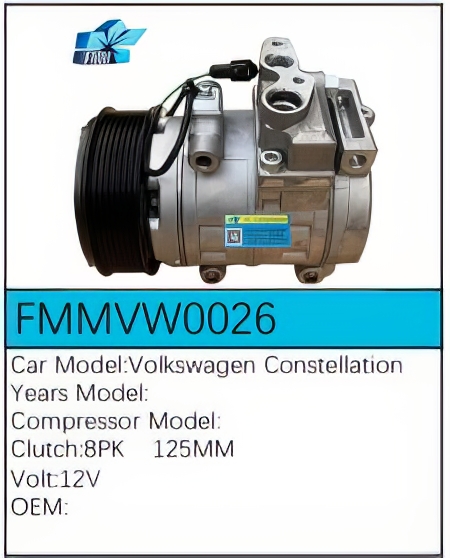 PartzBiz CE: -สำหรับคอมเพรสเซอร์ Volkswagen - FMMVW0026 PartzBiz CE: -สำหรับคอมเพรสเซอร์ Volkswagen - FMMVW0026