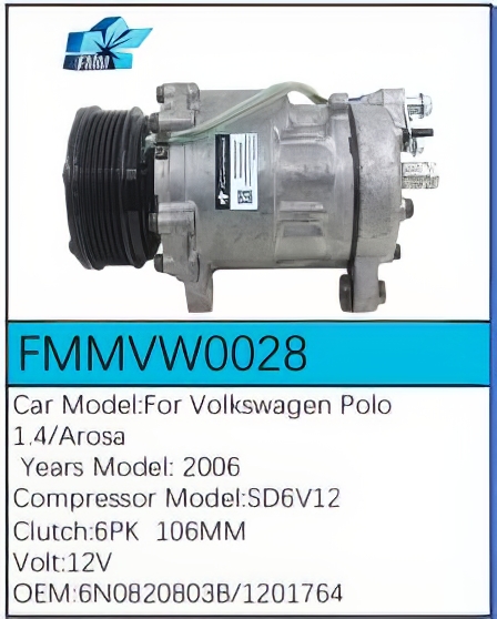 PartzBiz CE: -สำหรับคอมเพรสเซอร์ Volkswagen - FMMVW0028 PartzBiz CE: -สำหรับคอมเพรสเซอร์ Volkswagen - FMMVW0028
